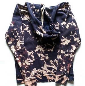 Navy Reverse Tie Dye Hoodie